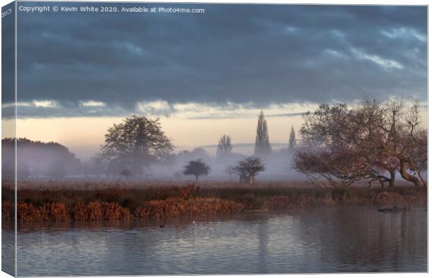 Rising mist Canvas Print by Kevin White