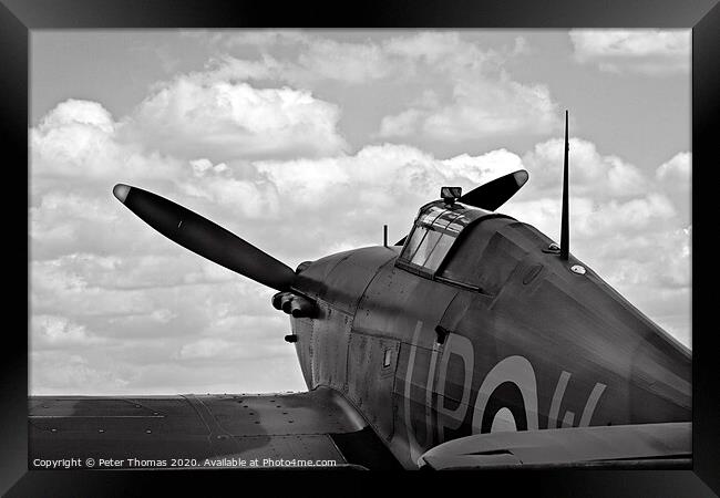 Hawker Hurricane Framed Print by Peter Thomas