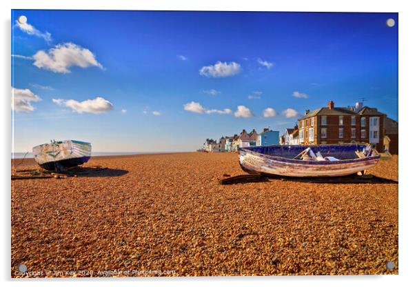 Aldeburgh Beach  Acrylic by Jim Key