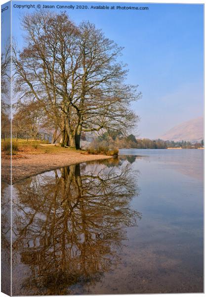 Grasmere Reflections. Canvas Print by Jason Connolly
