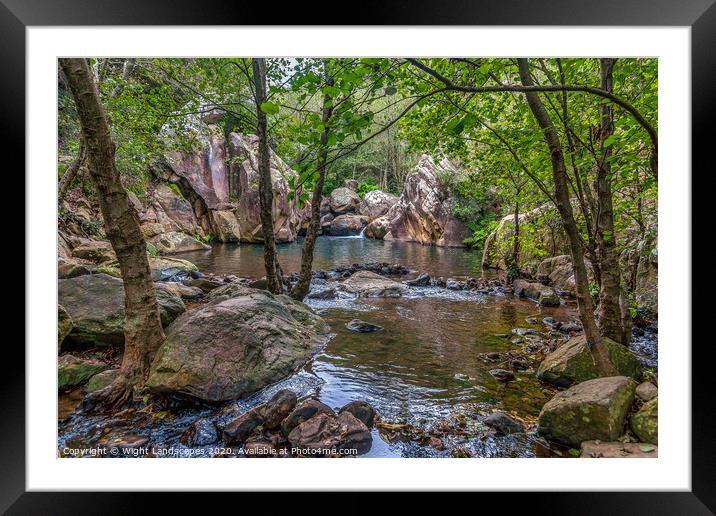 Los Alcornocales Natural Park Andalusia spain Framed Mounted Print by Wight Landscapes