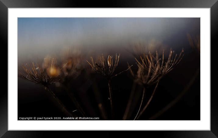 Sky cloud Framed Mounted Print by Paul Tyzack