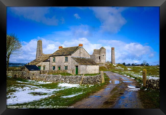 The Magpie Mine in the Peak District. Framed Print by Bill Allsopp