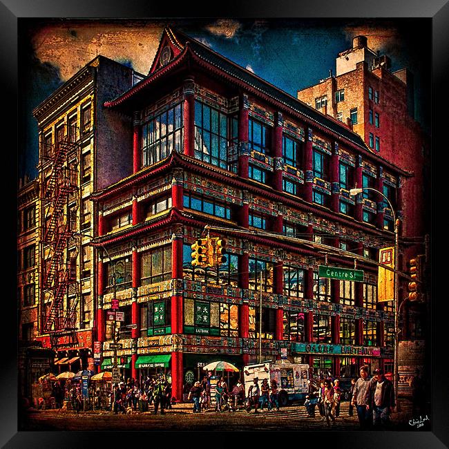 The Chinese Bank, Chinatown, New York City Framed Print by Chris Lord