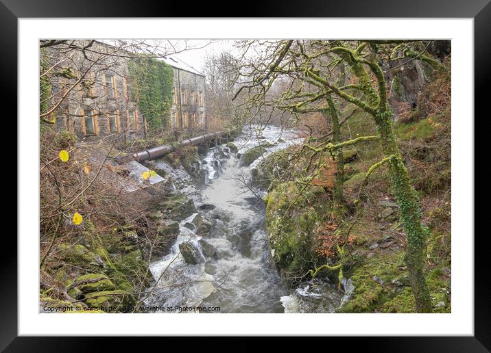 Penmachno Mill Framed Mounted Print by chris hyde