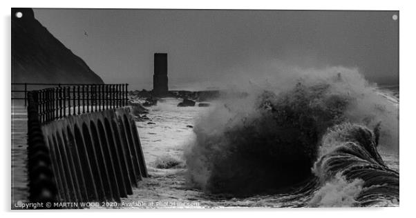 Eternal battle, Folkestone Acrylic by MARTIN WOOD