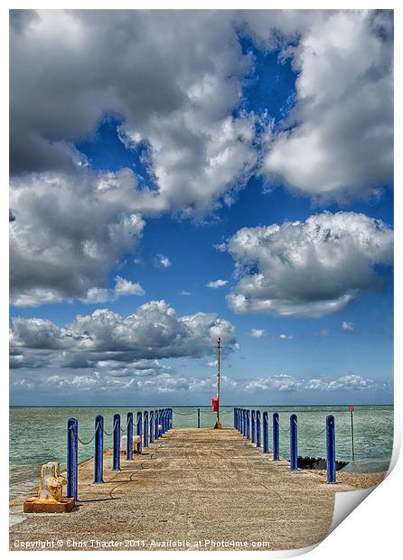 Whitstable Harbour Wall Print by Chris Thaxter