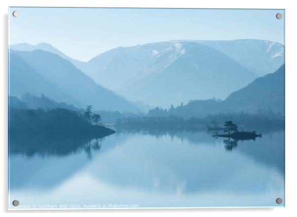 Ullswater Blues Acrylic by Northern Wild