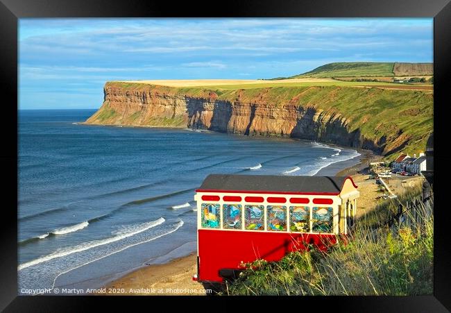 Saltburn by the Sea Landscape, Redcar and Clevelan Framed Print by Martyn Arnold