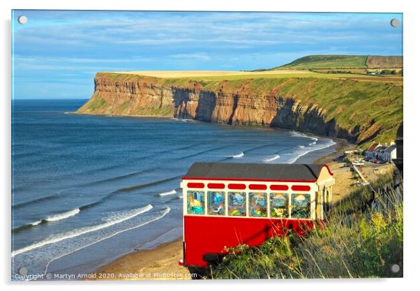 Saltburn by the Sea Landscape, Redcar and Clevelan Acrylic by Martyn Arnold