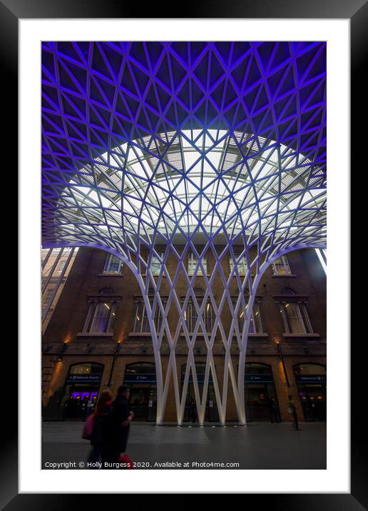 Kings cross Station London  Framed Mounted Print by Holly Burgess