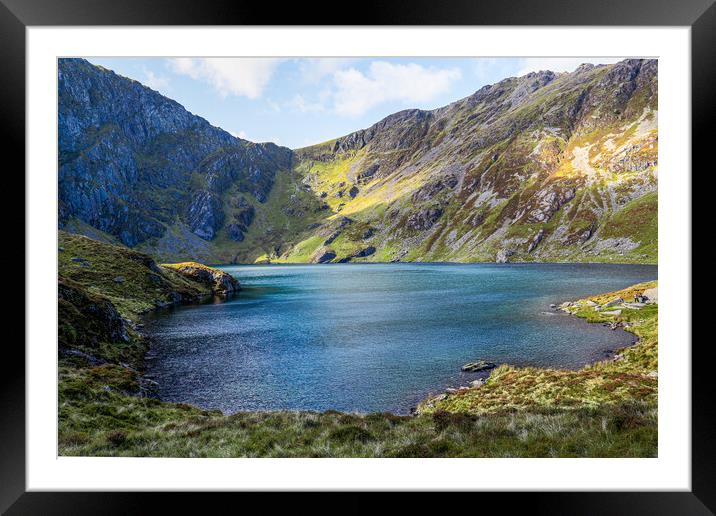 Llyn Cau Lake, Cadair Idris, Dolgellau Framed Mounted Print by Carmen Goulden