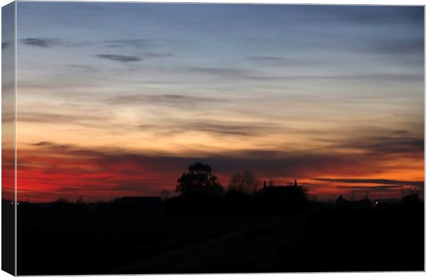 Sky cloud sunset  Canvas Print by Sam Owen