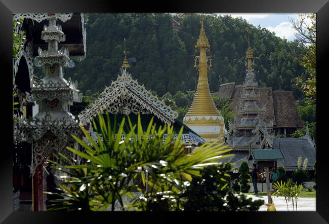 ASIA THAILAND MAE HONG SON  Framed Print by urs flueeler