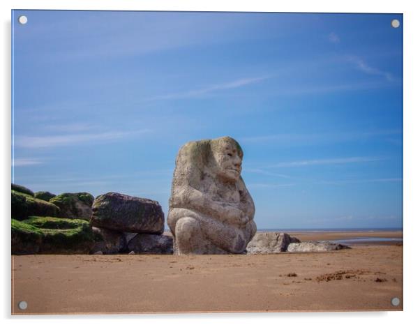 The Ogre in Cleveleys  Acrylic by Victor Burnside