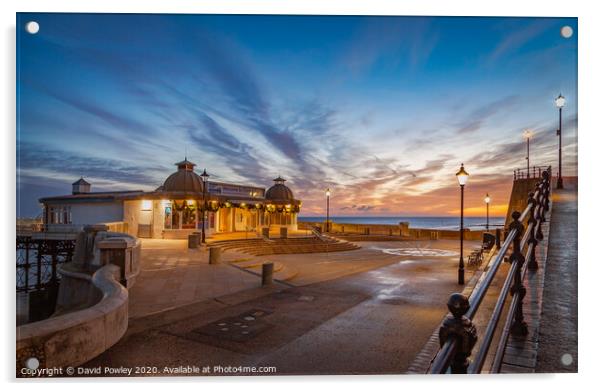 Cromer Pier at Sunrise Acrylic by David Powley