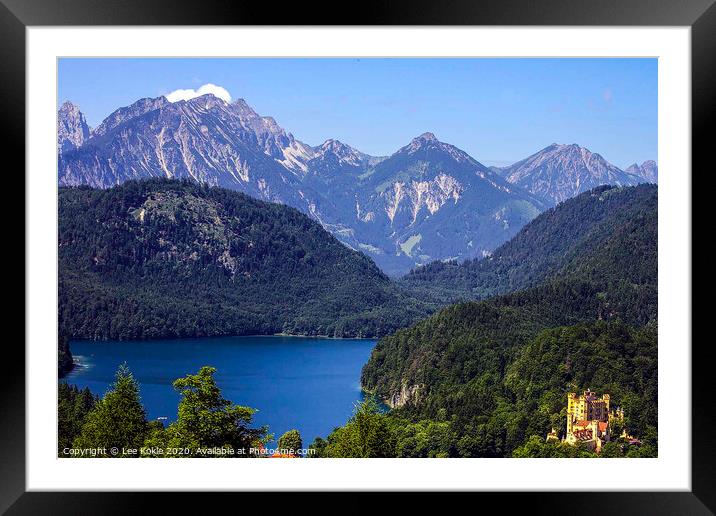 Bavarian mountains Framed Mounted Print by Lee Kokle