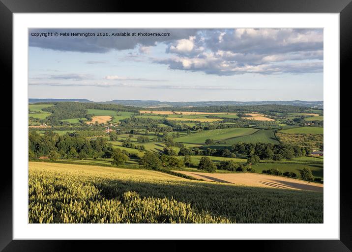 Summer in the Culm Valley Framed Mounted Print by Pete Hemington