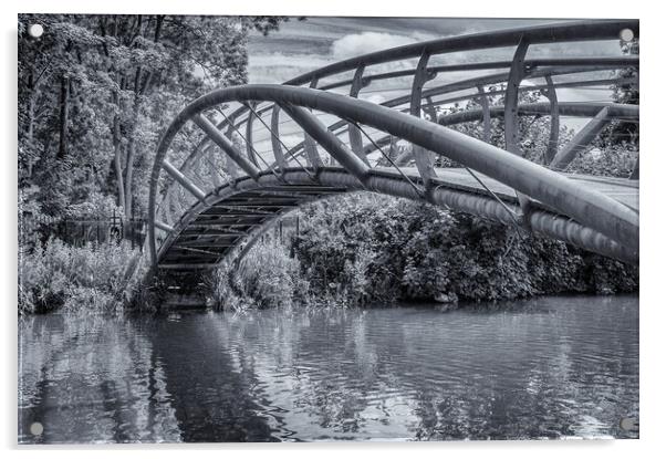 Jubilee Bridge Acrylic by Richard Downs