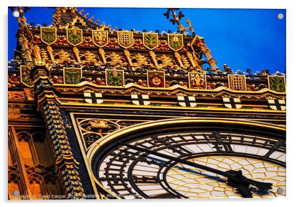 Up Close with Big Ben Acrylic by David Caspar