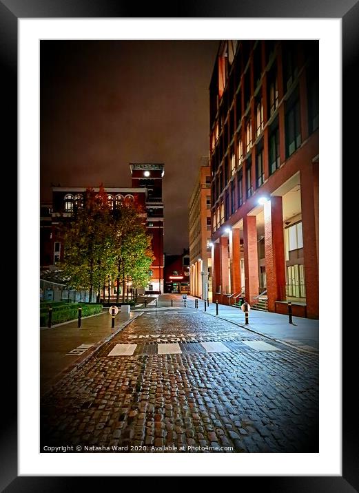 Outdoor street Framed Mounted Print by Natasha Ward