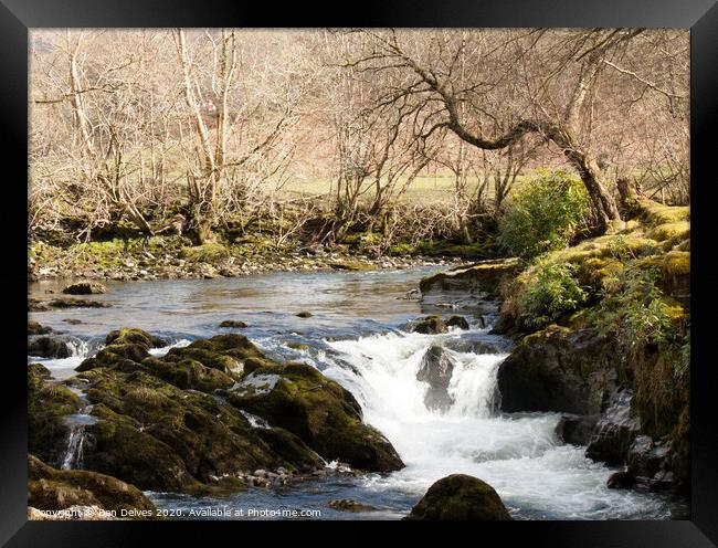 Stream in wales Framed Print by Ben Delves