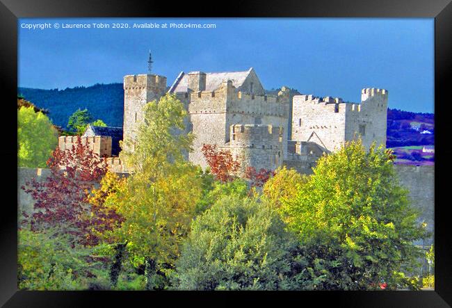 Cahir Castle, Tipperary, Ireland Framed Print by Laurence Tobin