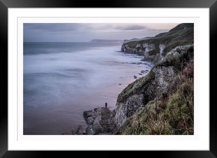 Standing Alone Framed Mounted Print by Peter Lennon
