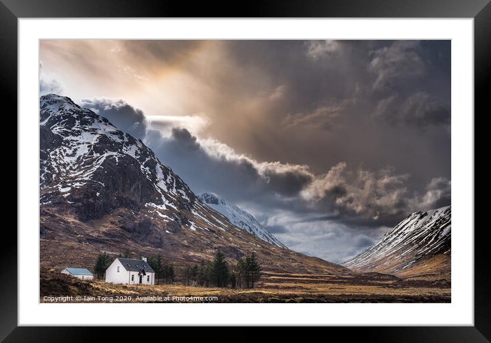 Outdoor Highland House Framed Mounted Print by Iain Tong