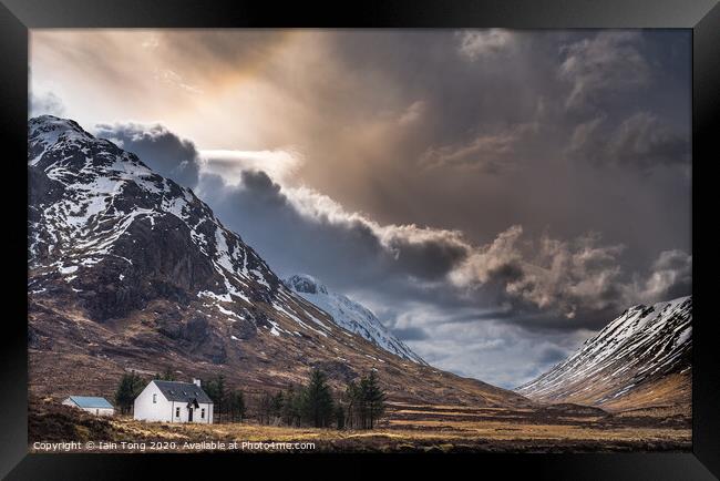 Outdoor Highland House Framed Print by Iain Tong