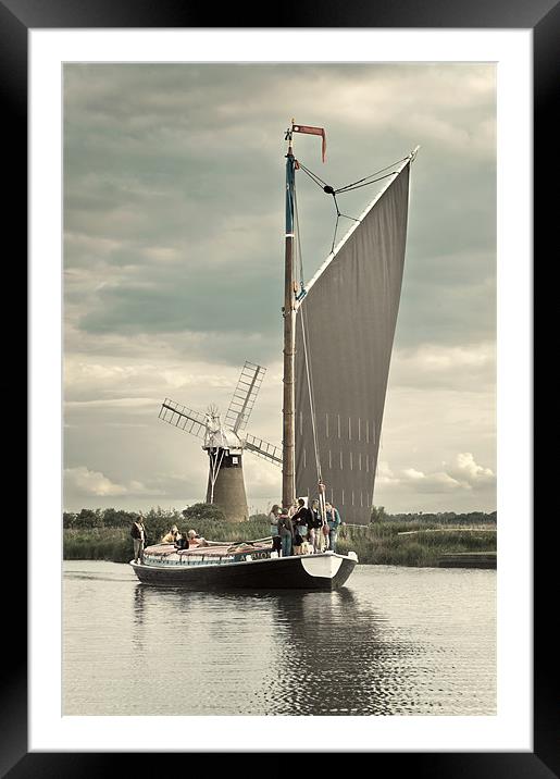 The Wherry Albion .. Toned Framed Mounted Print by Stephen Mole