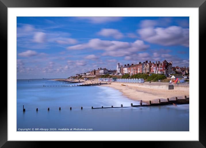 Southwold from the pier. Framed Mounted Print by Bill Allsopp