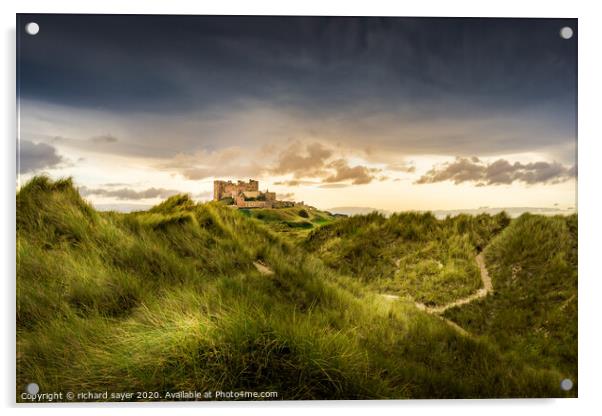 The Dunes Acrylic by richard sayer