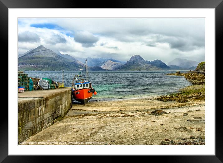 Black Cuillin from Elgol         Framed Mounted Print by Richard Smith