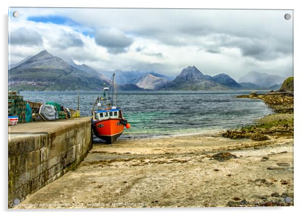 Black Cuillin from Elgol         Acrylic by Richard Smith