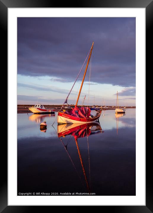 Calm of the day. Framed Mounted Print by Bill Allsopp
