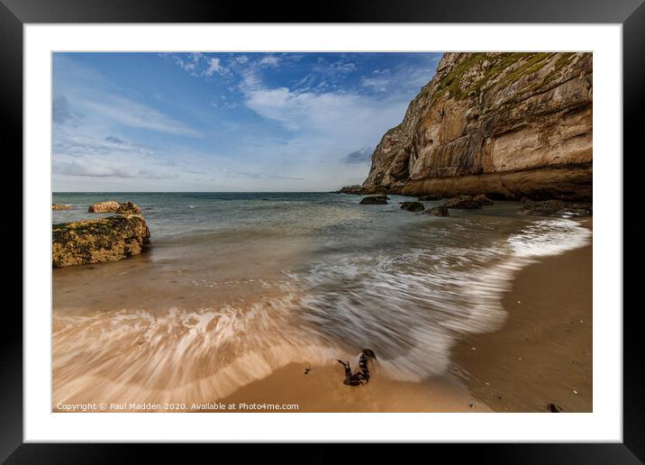 Llandudno Beach and Little Orme Framed Mounted Print by Paul Madden