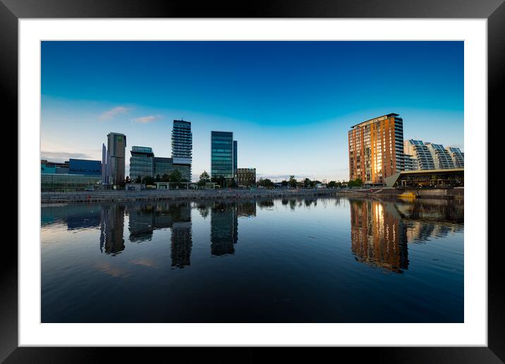 Salford Media City Framed Mounted Print by Jeanette Teare
