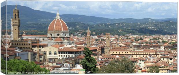Florence panorama Canvas Print by Howard Corlett