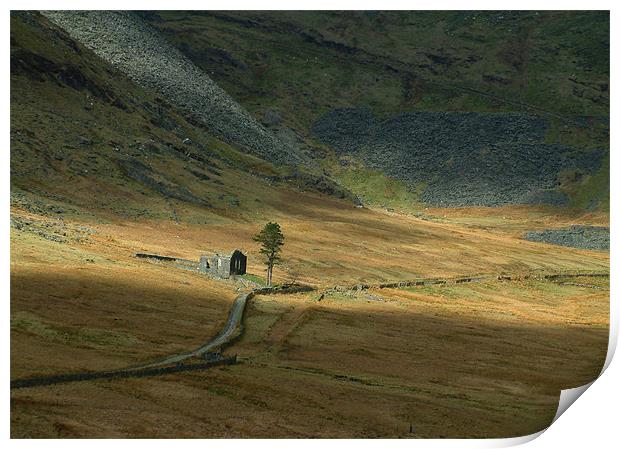 Cwmorthin chapel Print by Rory Trappe
