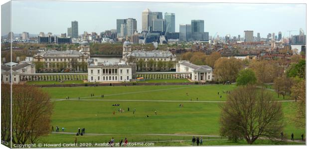 Greenwich panorama Canvas Print by Howard Corlett