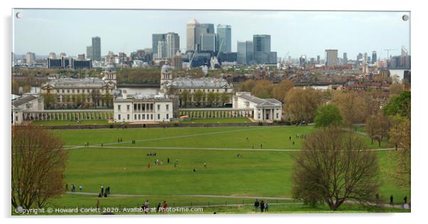 Greenwich panorama Acrylic by Howard Corlett