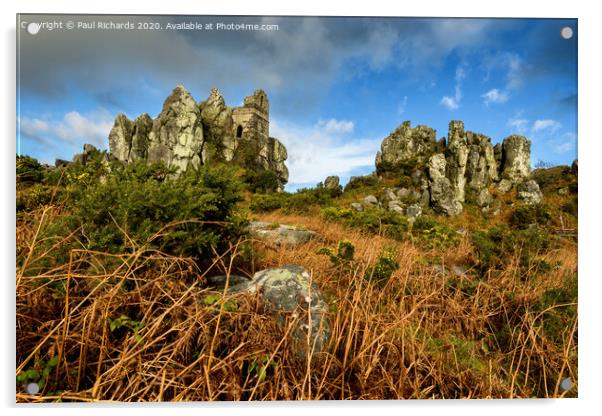 Roche Rock, in Cornwall Acrylic by Paul Richards