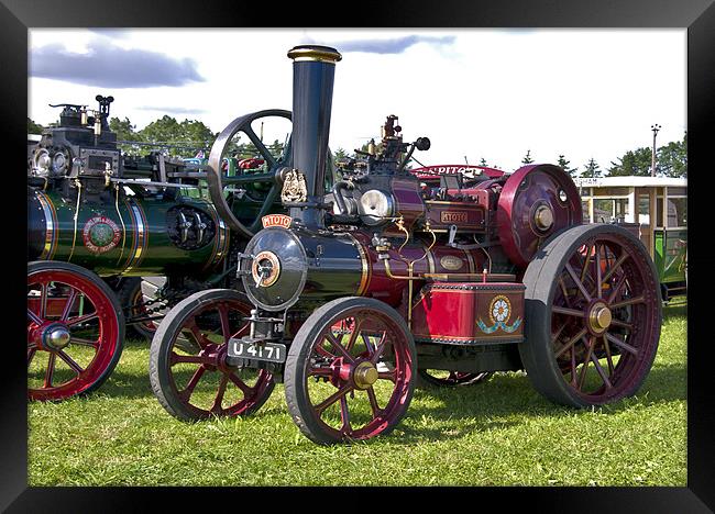 Traction Engine Framed Print by Trevor Kersley RIP