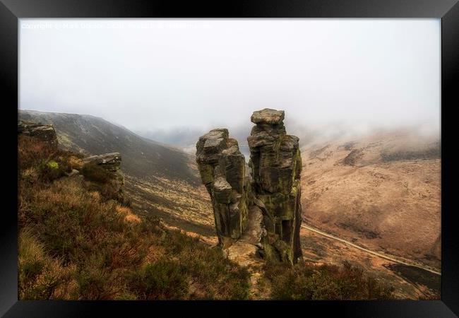 The Trinacle in The Mist Framed Print by Mark Dobson