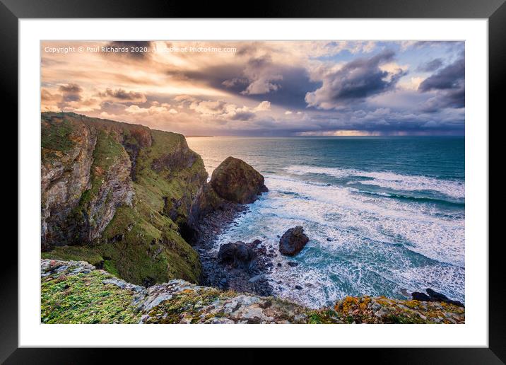 View from Carnewas, in Cornwall Framed Mounted Print by Paul Richards