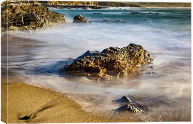 Rock and water Canvas Print by Paul Richards