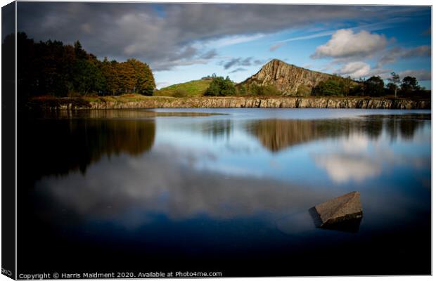 Cawfield Quarry Canvas Print by Harris Maidment