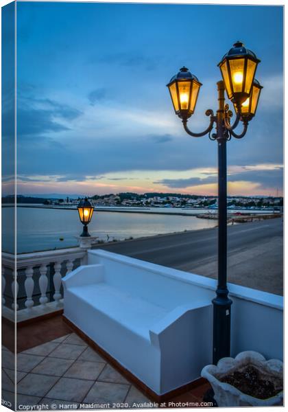 Lamps at Sunset Canvas Print by Harris Maidment