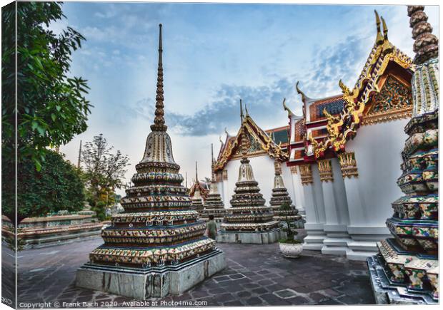 Wat Pho temple, Bangkok, Thailand Canvas Print by Frank Bach